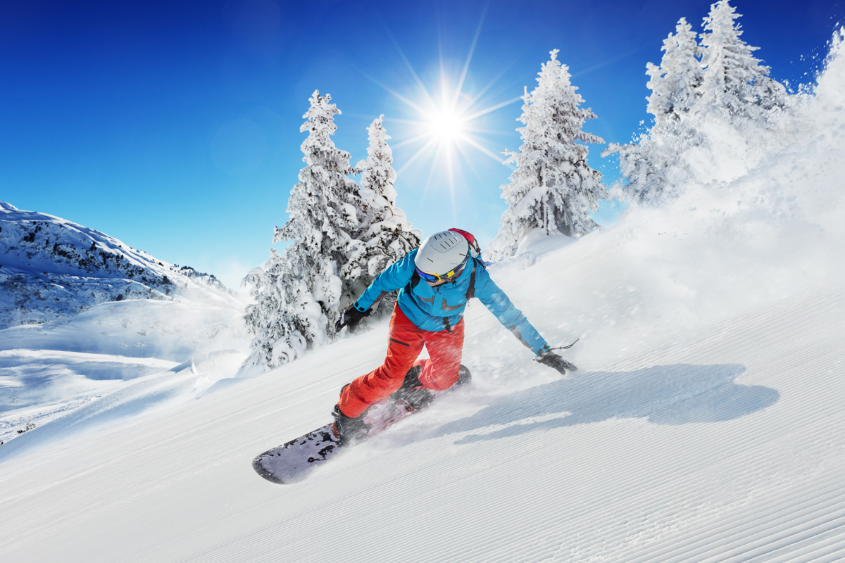 Snowboarding in Montenegroo